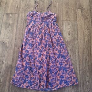 Universal Thread Pink Floral Spring Dress | Tie-Back Cottagcore Summer Dress